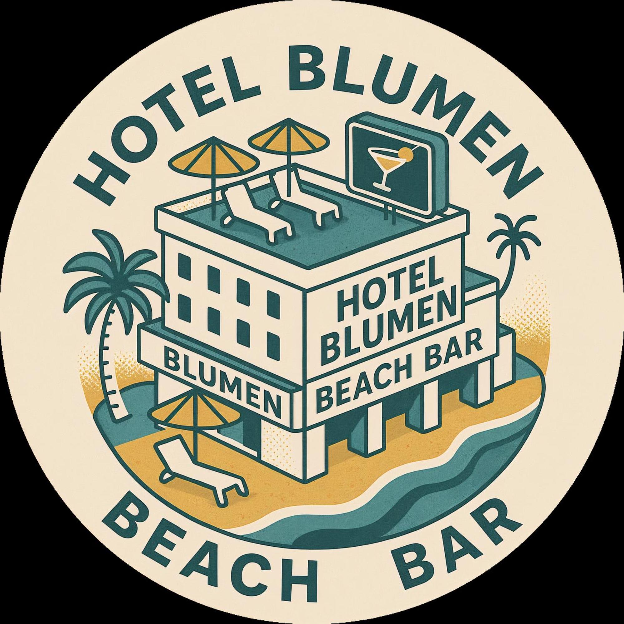 Hotel Blumen Rimini Esterno foto